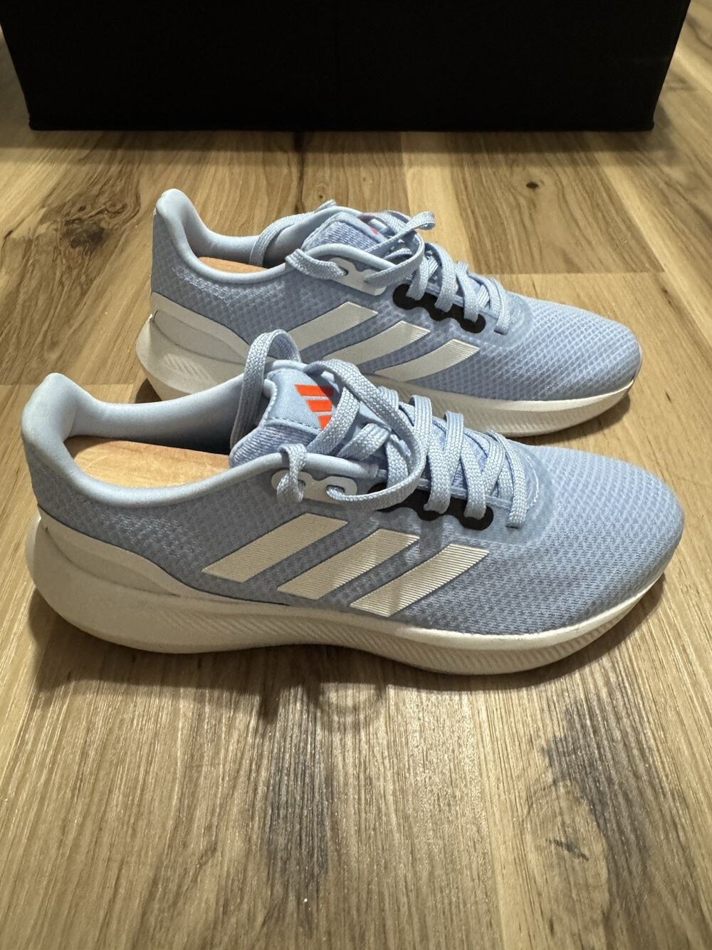 Adidas Cloudfoam Women’s Running Shoes Light Blue White Size 7 1/2